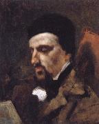 Gustave Courbet Portrait of Urbain Cuenot oil